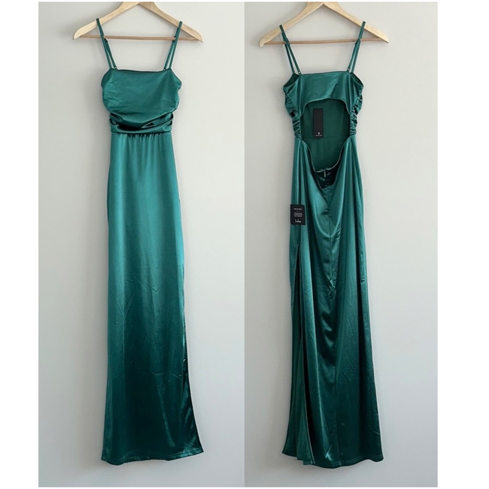 Lulu's Emerald Green Maxi Dress